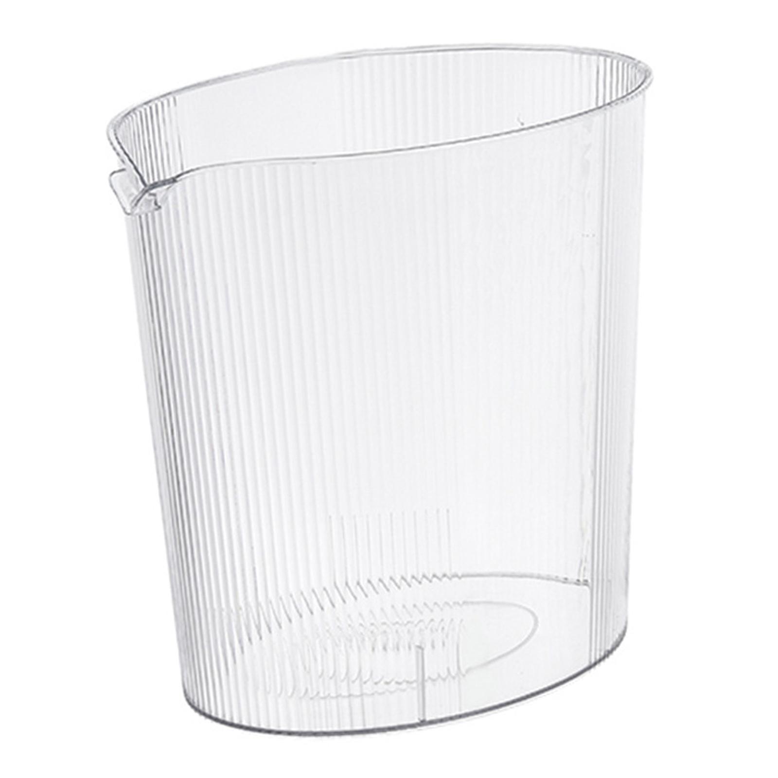 Bothyi - Cubo De Basura Papelera Papelera Papelera Transparente Para Inodoro De Oficina Blanco