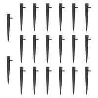 Ioensy - 20X Goteros De Riego Portátiles Con Flujo De Agua De 360 Grados Para Huertos De Verduras, Color Negro