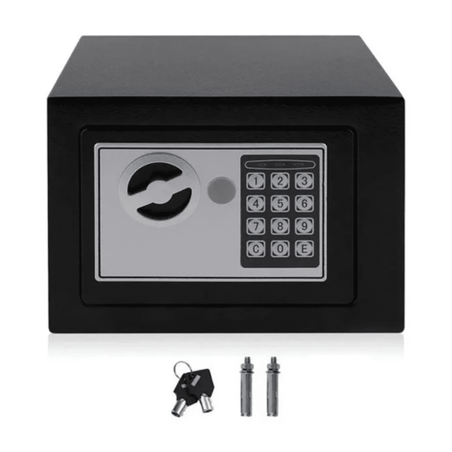 Crusec - Caja Seguridad Fuerte Digital Llave Teclado Numérico