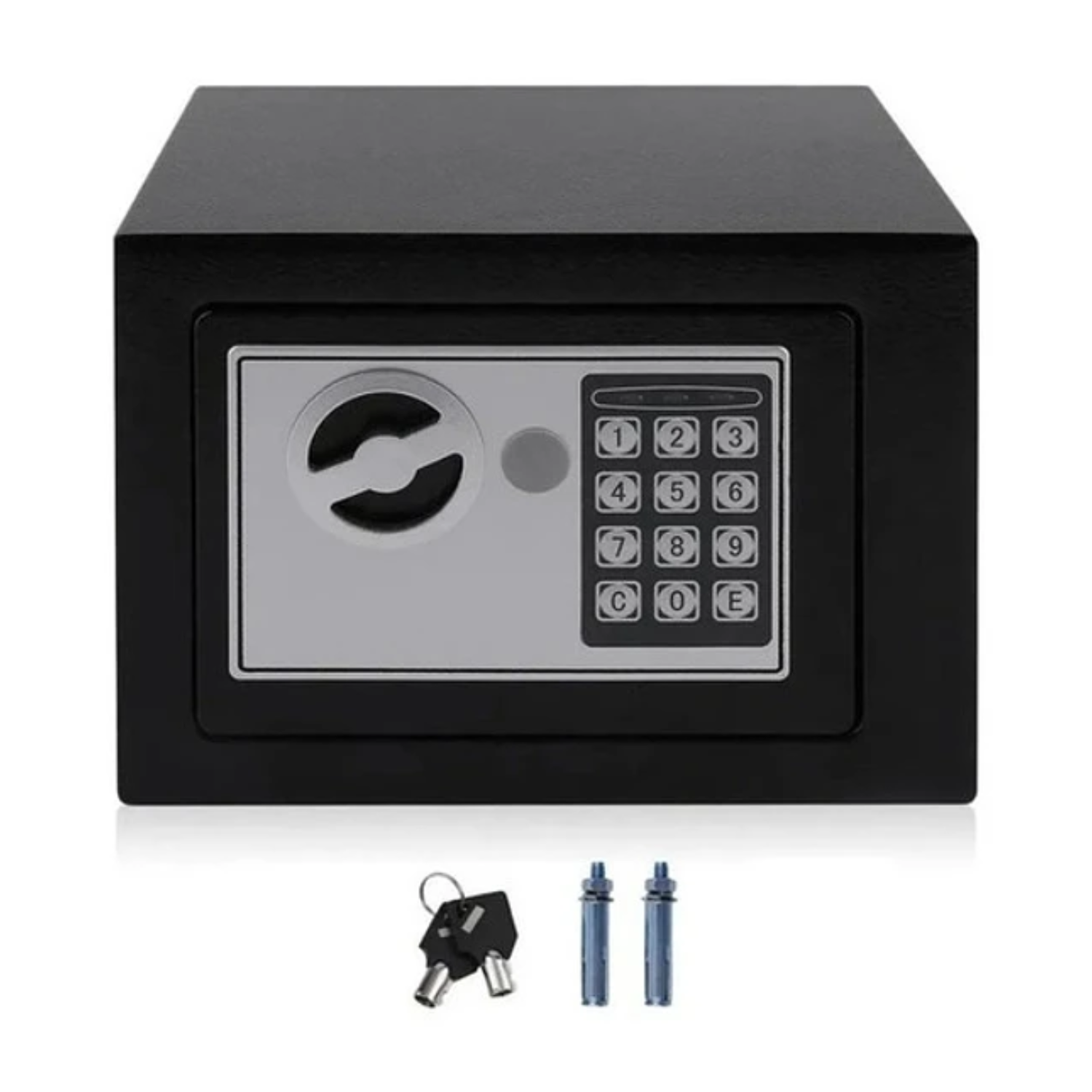 Crusec - Caja Seguridad Fuerte Digital Llave Teclado Numérico