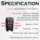 thumbnail image 3 of Llavero de repuesto SUPALAND OHT01060512 para Chevy Cruze Equinox Camaro Impala Malibu Sonic Buick Regal Verano Encore Lacrosse GMC Terrain 2010-2021, paquete de 2, 3 of 7