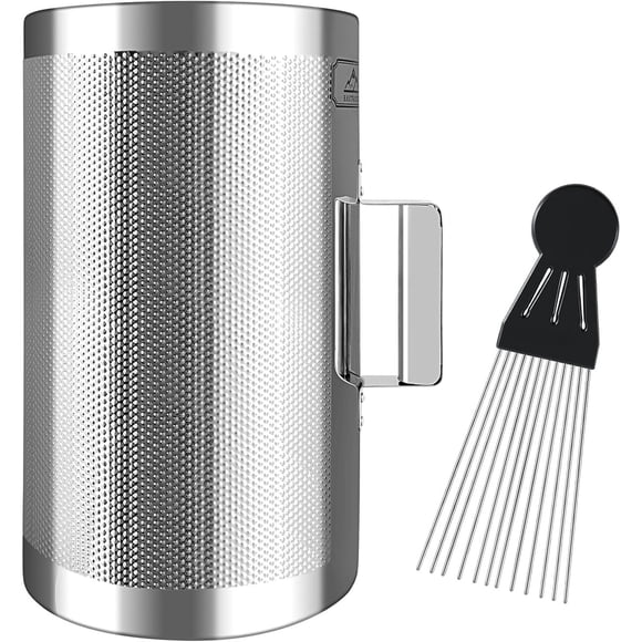 Guiro EASTROCK 813 de acero inoxidable con rascador