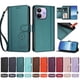 thumbnail image 4 of Funda Cartera Trébol para Xiaomi Redmi Note 17 Pro 5G con Ranuras Tarjetas y Carga Inalámbrica Verde oscuro, 4 of 6