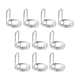 thumbnail image 3 of 10 Piezas De Anillos Para U?as, Decoración De U?as Extraíble, Juego De Anillos Para U?as Halal Plateados, 3 of 5