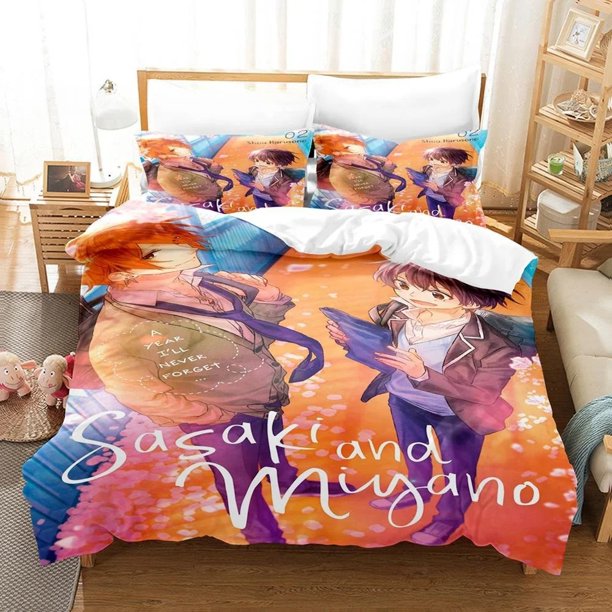 Bed Sheet Sets Kawaii Sasaki To Miyano Bedding Set Bed Set Aldult Kid Bedroom