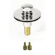 thumbnail image 1 of Tapón de desagüe para bañera PermaFLOW Lift n Lock cromado, 1 of 2