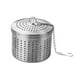 thumbnail image 1 of Colador de especias de acero inoxidable, filtro de bola de té, separador de especias y sopa, cesta, de té de para el hogar y la , l L, 1 of 5