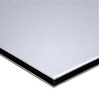 Alukomp - Plancha Aluminio Compuesto Silver Pe 4Mm 0.18 1.22X2.44 Mts