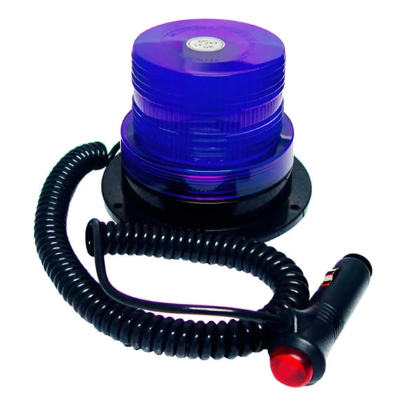 Baliza Led Azul Estroboscopica Imantada Auto Camioneta Grua