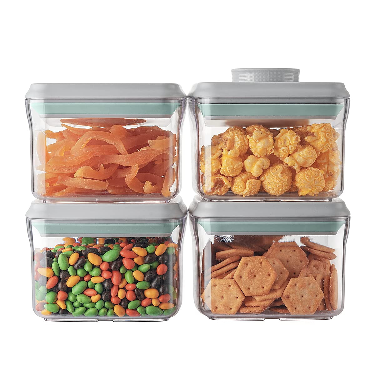 Contenedor De Almacenamiento De Alimentos Ankou Hermético De 380 Ml (4 Piezas)
