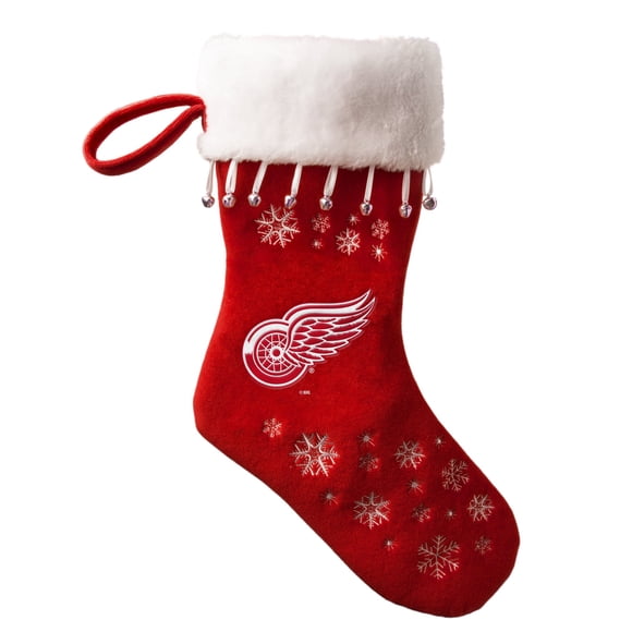 Calcetín Boelter Brands 41 cm Detroit Red Wings con Copo de Nieve