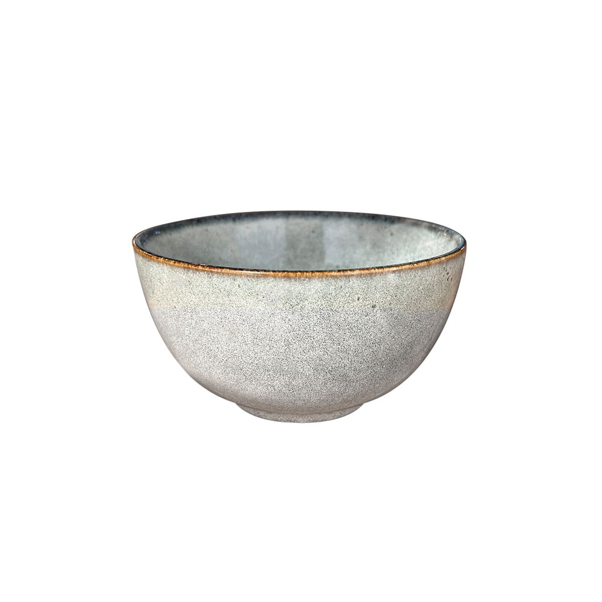 Mova - Set 6 Bowl Redondo Ceramica 14x8 Cm Gris Linea Laos