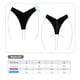 thumbnail image 4 of Bikini tanga en V negro, 4 of 4