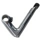 thumbnail image 2 of Manillar De Vástago De Bicicleta Con Cuello De Cisne, Vástago De Manillar, 25,4 Mm, Plateado, 2 of 5