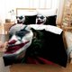 thumbnail image 1 of The Joker Horror Clown Quilt Duvet Cover Set Pillowcase Bedroom Decor Soft3-Piece Bedding Set, 1 of 5