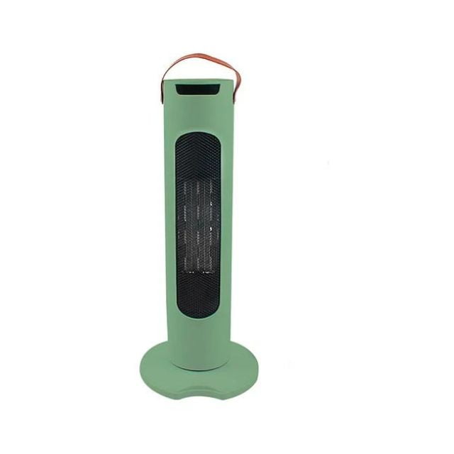 Calefactor Vertical Con Control Remoto Color Verde.