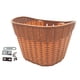 thumbnail image 5 of Cesta Para Bicicleta Cesta Para Manillar De Estilo Retro Desmontable De Ratán De Imitación Duradera S Marrón, 5 of 5