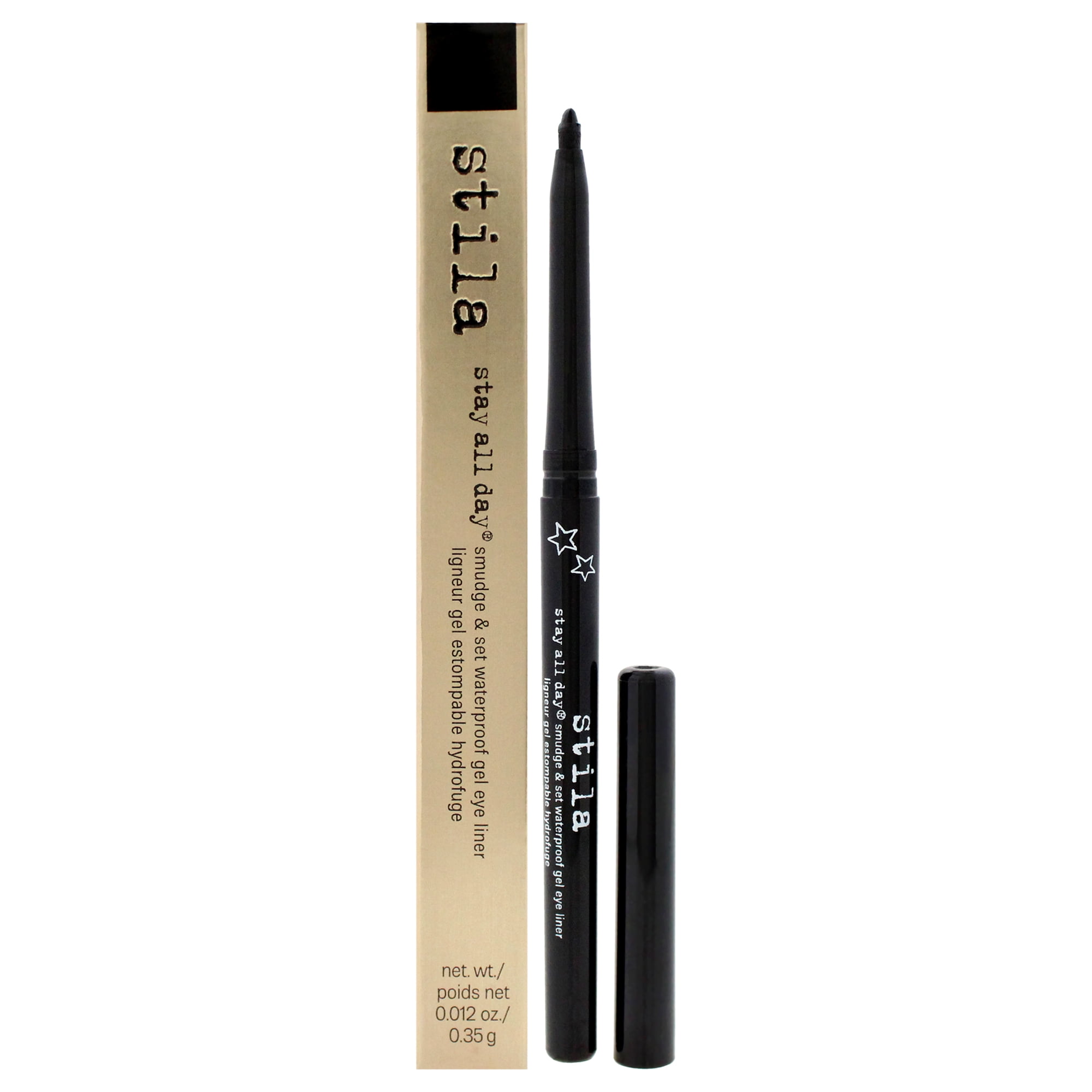 Stila - Delineador De Ojos En Gel Resistente Al Agua, Duradero Y Duradero, Color Negro Raya