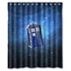 thumbnail image 1 of Cortina de ducha de Doctor Who, juego de cortina de baño con ganchos, tamaño 60 x 72 pulgadas, 1 of 3