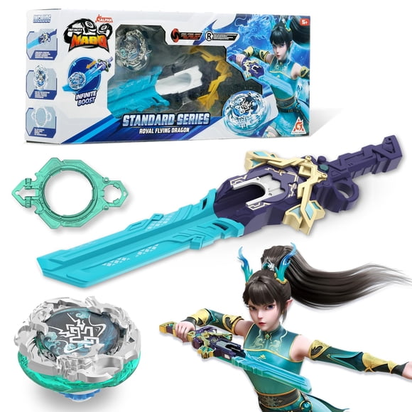 Battle Top Infinity Nado S7 con lanzador espada para niños de 5 a 12 años