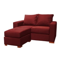 Dkora - Sofá Seccional Lena 2 Cuerpos Cherry