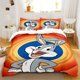 thumbnail image 1 of 3pcs Bedding setbedding cushion cover Bugs Bunny Printed pattern bedding set super soft and comfortable breathable duvet cover, 1 of 1