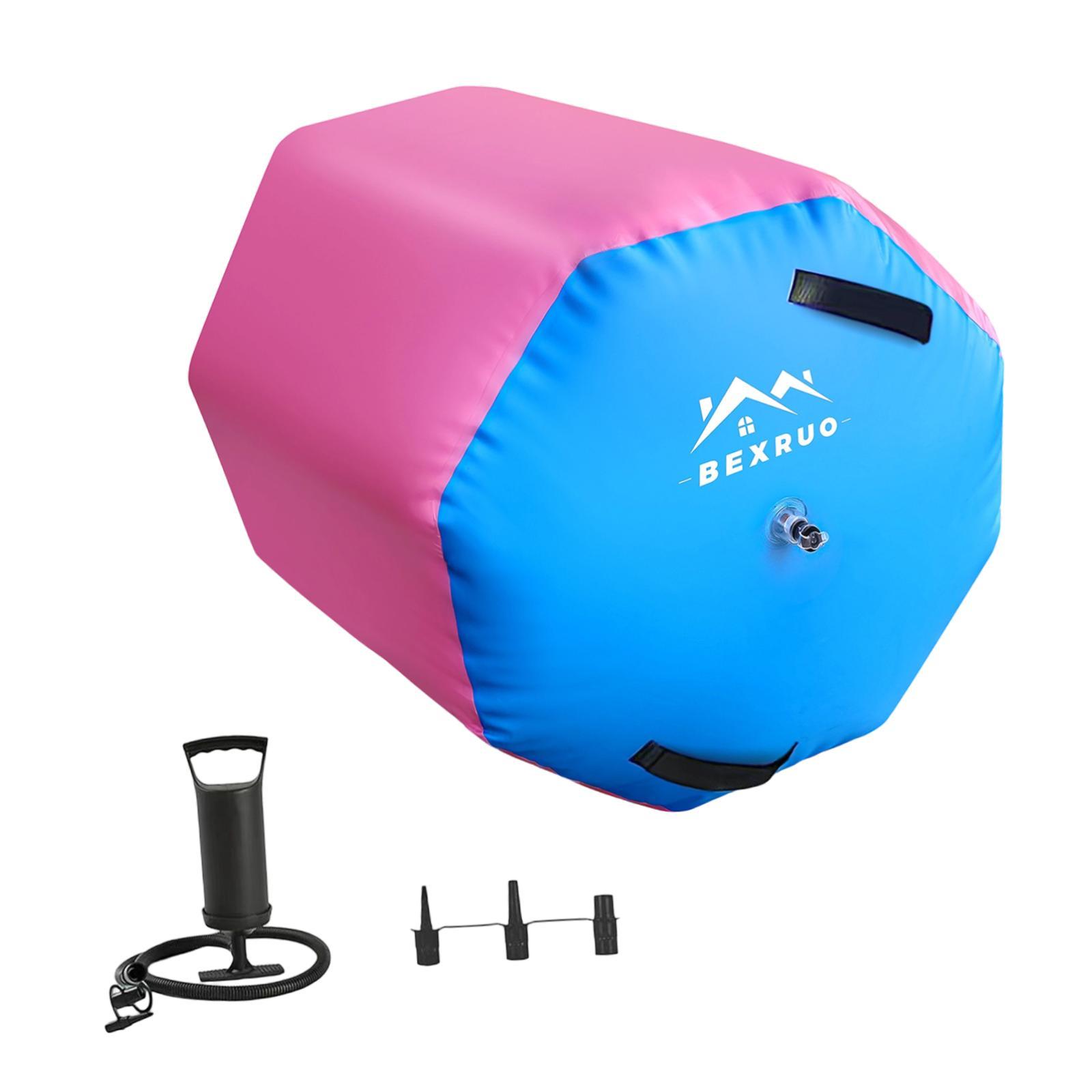 Magideal - Equipo De Entrenamiento Con Rodillo De Aire Para Gimnasia, Con Barril, Salto Mortal, Flexión Hacia Atrás Y Colchoneta De Bomba Para Coordinación Corpo 1 M De Longitud