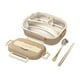 thumbnail image 1 of Bento Box Contenedor De Almuerzo Moderno De Gran Capacidad De 1 Litro Para Picnic, Oficina, Camping, Color Caqui, 1 of 5