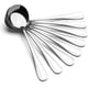 thumbnail image 1 of Juego de 8 cucharas para sopa AmoVee Alpha Round de acero inoxidable, 1 of 9
