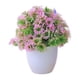 thumbnail image 1 of Plantas Artificiales De Simulación De Obras De Arte De Bonsái Para Balcón, Mesa, Sala De Estar, Color Rosa, 1 of 3