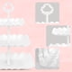 thumbnail image 5 of Juego de soportes para tartas NWK de 5 piezas con 2 soportes grandes para magdalenas de 3 niveles, 5 of 6