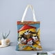thumbnail image 2 of Animaniacs Bolso de tela con estampado de lienzo para mujer, bolsa de compras reutilizable y estética, con cremallera interior, regalo para mujer,38*45cm., 2 of 6