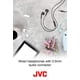 thumbnail image 2 of Auriculares JVC HAF17MB con micrófono y control remoto, color negro, 2 of 7