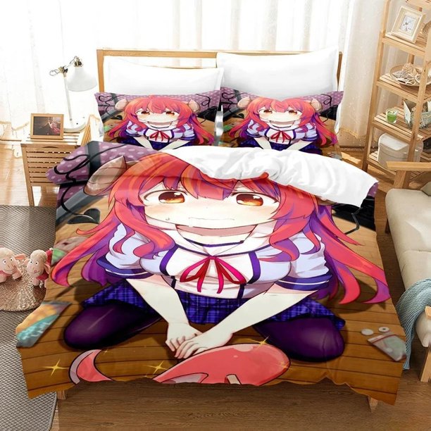New Girls The Demon Girl Next Door Bedding Set Bed Set Adult Kid Bedroom Duvetcover Sets Bed Sheets