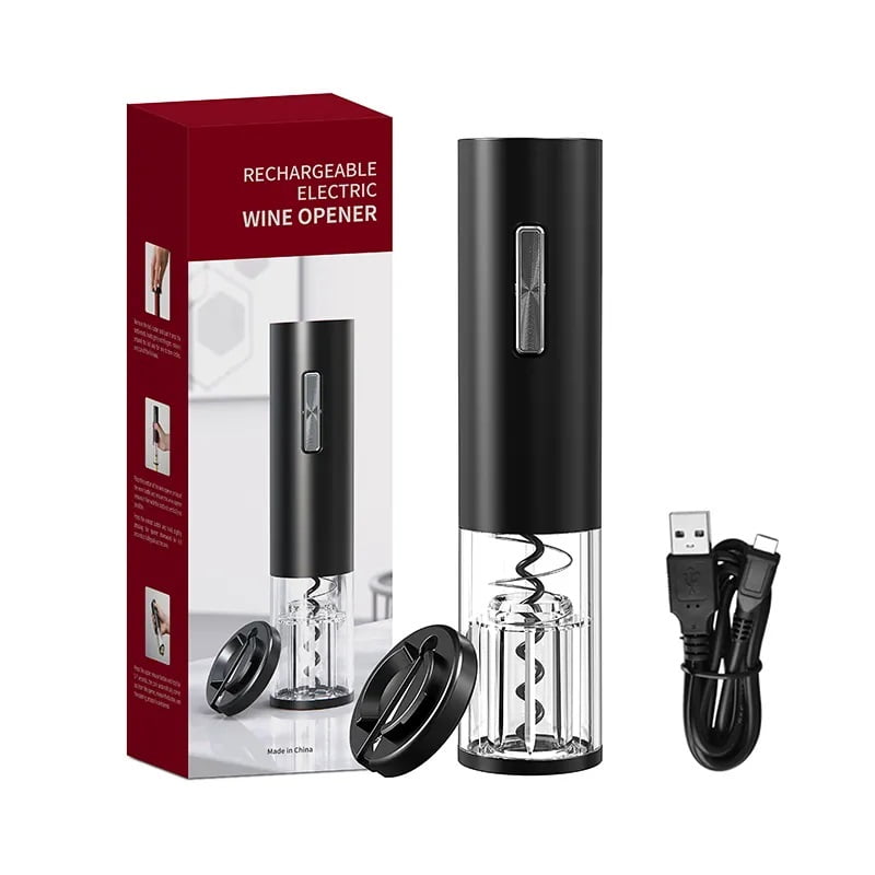 Startechoffice - Sacacorchos Eléctrico Destapador De Vino Automático Recargable Usb