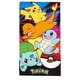 thumbnail image 1 of Toalla de playa Northwest Pokemon Pikachu Charmander Squirtle, 1 of 6
