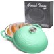 thumbnail image 1 of Molde para Pan Segretto 28 cm Hierro Fundido Esmaltado Verde, 1 of 9