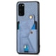 thumbnail image 3 of Funda Resistente para Samsung Galaxy S20 con Tarjetero y Soporte, Diseño Magnético Azul, 3 of 5