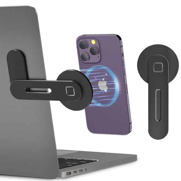 Soporte ajustable para laptop CloudValley con soporte magnético para celular