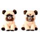 thumbnail image 1 of Peluche Feisty Pets Perro Pug Manny 8,5 cm, 1 of 3