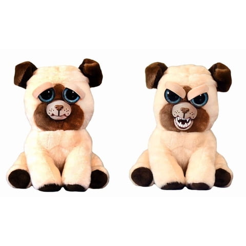 Peluche Feisty Pets Perro Pug Manny 8,5 Cm