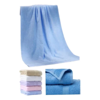 Genérico - Set 6 Toallas De Baño Algodón 140X70 Cm Liso Stj-5