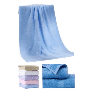 Genérico - Set 6 Toallas De Baño Algodón 140X70 Cm Liso Stj-5