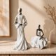 thumbnail image 2 of Figura Decorativa Mujer Berna Night Silver, 2 of 6