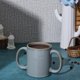 thumbnail image 5 of Taza de cerámica con doble asa HealthGoodsIn, 350 ml, gris premium, 5 of 6