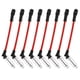 thumbnail image 1 of Cables de encendido para bujías de 10,2 mm compatibles con Suburban Corvette Silverado 1500-2500 99-06 LS1 VORTEC 4,8 L, 5,3 L y 6 L V8 (rojo, paquete de 8), 1 of 7