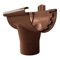 Tee Para Canaleta Agua Lluvia 110Mm Café Dvp