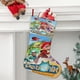 thumbnail image 2 of Defensores de Petronix Tema: Calcetines de Navidad, fino lino blanco para colgar en escaleras y chimenea, decoración navideña para el hogar, regalo de Navidad.54cm×38cm, 2 of 5