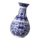 thumbnail image 3 of Jarrón Colgante De Pared De Porcelana China Azul Y Blanca Para Oficina Interior, 3 of 5