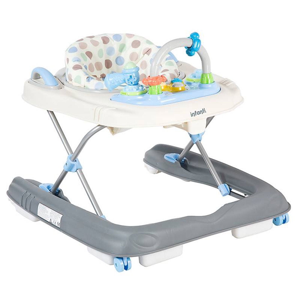 Infanti - Andador Y Caminador Happy Step 2 En 1 Gris